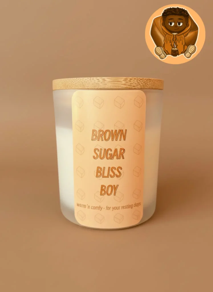 Brown Sugar Boba duftlys, gourmand duftlys, karamel og kaffe duftlys